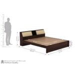 Kunjal Furniture Solid - Flyding Cacoon Without Storage | Honey | Queen - Image 3