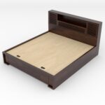 Kunjal Furniture Solid Sheesham Wood Bed with - Salant | Walnut | King Size - Image 6