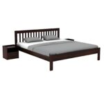 Kunjal Furniture Solid Sheesham Wood Bed with Headboard - Roam | Walnut | King - Image 4