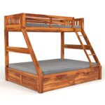 Kunjal Furniture Premium - Natural Finish | Natural | Queen+Drawer Storage - Image 2