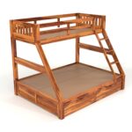 Kunjal Furniture Premium - Natural Finish | Natural | Queen+Drawer Storage - Image 6