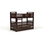 Kunjal Furniture Premium Solid Sheesham Wood - Walnut | Single With Trundle - Image 3