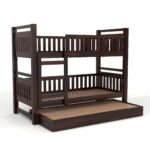 Kunjal Furniture Premium Solid Sheesham Wood - Walnut | Single With Trundle - Image 4