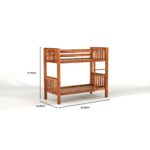 Kunjal Furniture Premium Solid Sheesham Wood - Natural | Single Without Storage - Image 2