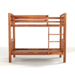 Kunjal Furniture Premium Solid Sheesham Wood - Natural | Single Without Storage - Image 4
