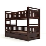 Kunjal Furniture Premium Solid Sheesham - Walnut | Single With Drawer Storge - Image 3