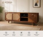 Kunjal Furniture Solid Pahadi Sheesham Wood TV Unit | Solid Wood Furniture - Image 2