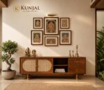 Kunjal Furniture Solid Pahadi Sheesham Wood TV Unit | Solid Wood Furniture - Image 4
