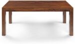 Kunjal Furniture Solid Sheesham Wood Wooden 4 Seater Dining - Honey Finish - Image 3