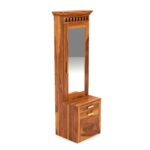 Kunjal Furniture Solid Sheesham Wood Dressing Table with - Kuber | Natural - Image 3