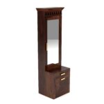 Kunjal Furniture Solid Sheesham Wood Dressing Table with - Walnut | Kuber - Image 3
