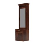 Kunjal Furniture Solid Sheesham Wood Dressing Table with - Walnut | Kuber - Image 4