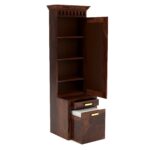 Kunjal Furniture Solid Sheesham Wood Dressing Table with - Walnut | Kuber - Image 5