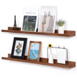 Kunjal Furniture Wooden Natural Color Wood Wall Floating - Honey | 36 Inches - Image 3