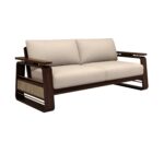 Kunjal Furniture Solid sheesham Wood 3 Seater Sofa for Living and Office - Sofa - Image 4