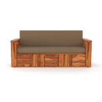 Kunjal Furniture Solid Sheesham Wood Sofa Cum Bed with Storage for Living Room - Image 5