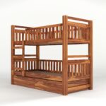 Kunjal Furniture Premium Solid Sheesham - Natural | Single With Drawer Storge - Image 3