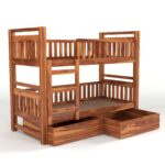 Kunjal Furniture Premium Solid Sheesham - Natural | Single With Drawer Storge - Image 5