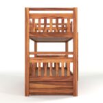 Kunjal Furniture Premium Solid Sheesham - Natural | Single With Drawer Storge - Image 6
