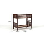 Kunjal Furniture Premium Solid Sheesham Wood - Walnut | Single Without Storage - Image 2