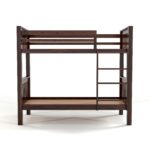 Kunjal Furniture Premium Solid Sheesham Wood - Walnut | Single Without Storage - Image 3