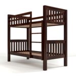 Kunjal Furniture Premium Solid Sheesham Wood - Walnut | Single Without Storage - Image 4