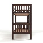 Kunjal Furniture Premium Solid Sheesham Wood - Walnut | Single Without Storage - Image 5