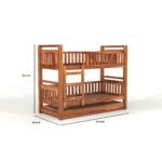 Kunjal Furniture Premium Solid Sheesham Wood - Natural | Single With Trundle - Image 2