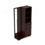 Kunjal Furniture Solid Sheesham Wood Dressing Table - Walnut | Indo-Western - Image 2
