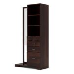 Kunjal Furniture Solid Sheesham Wood Dressing Table - Walnut | Indo-Western - Image 3
