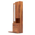 Kunjal Furniture Solid Sheesham Wood Dressing Table with - Natural | American - Image 3