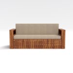 Kunjal Furniture Solid Sheesham Wood Sofa Cum Bed with - Natural | American - Image 5